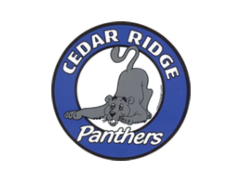 Cedar Ridge Elementary School Logo.